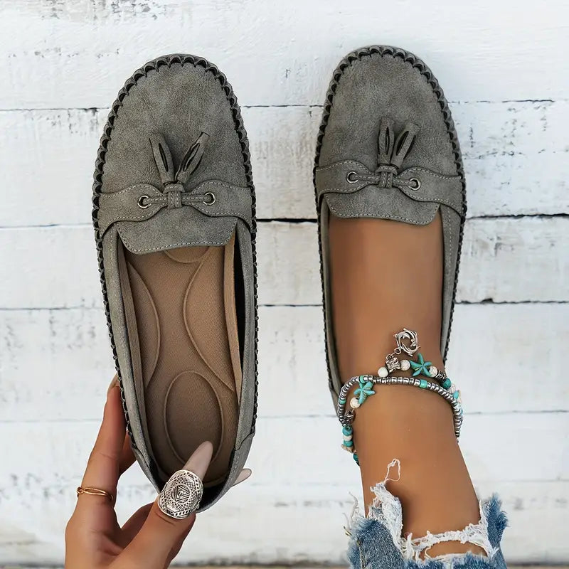 Mariana - Mocasines Borlas Elegantes