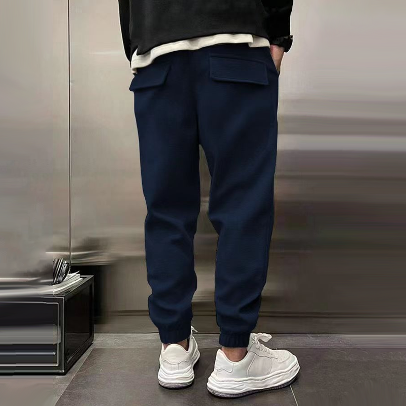 Adrián - Pantalones Jogger Urbanos de Algodón Elástico Premium