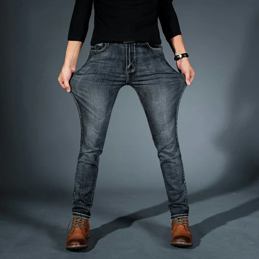 Mauricio - Jeans Slim Modernos de Denim Elástico Premium