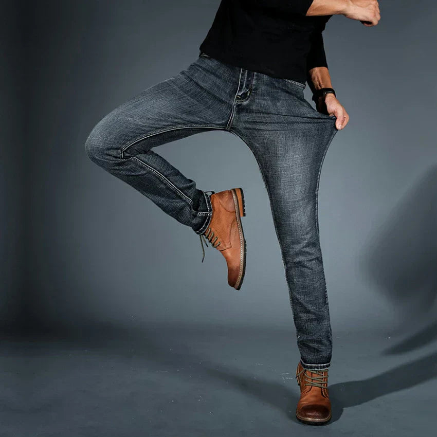 Mauricio - Jeans Slim Modernos de Denim Elástico Premium