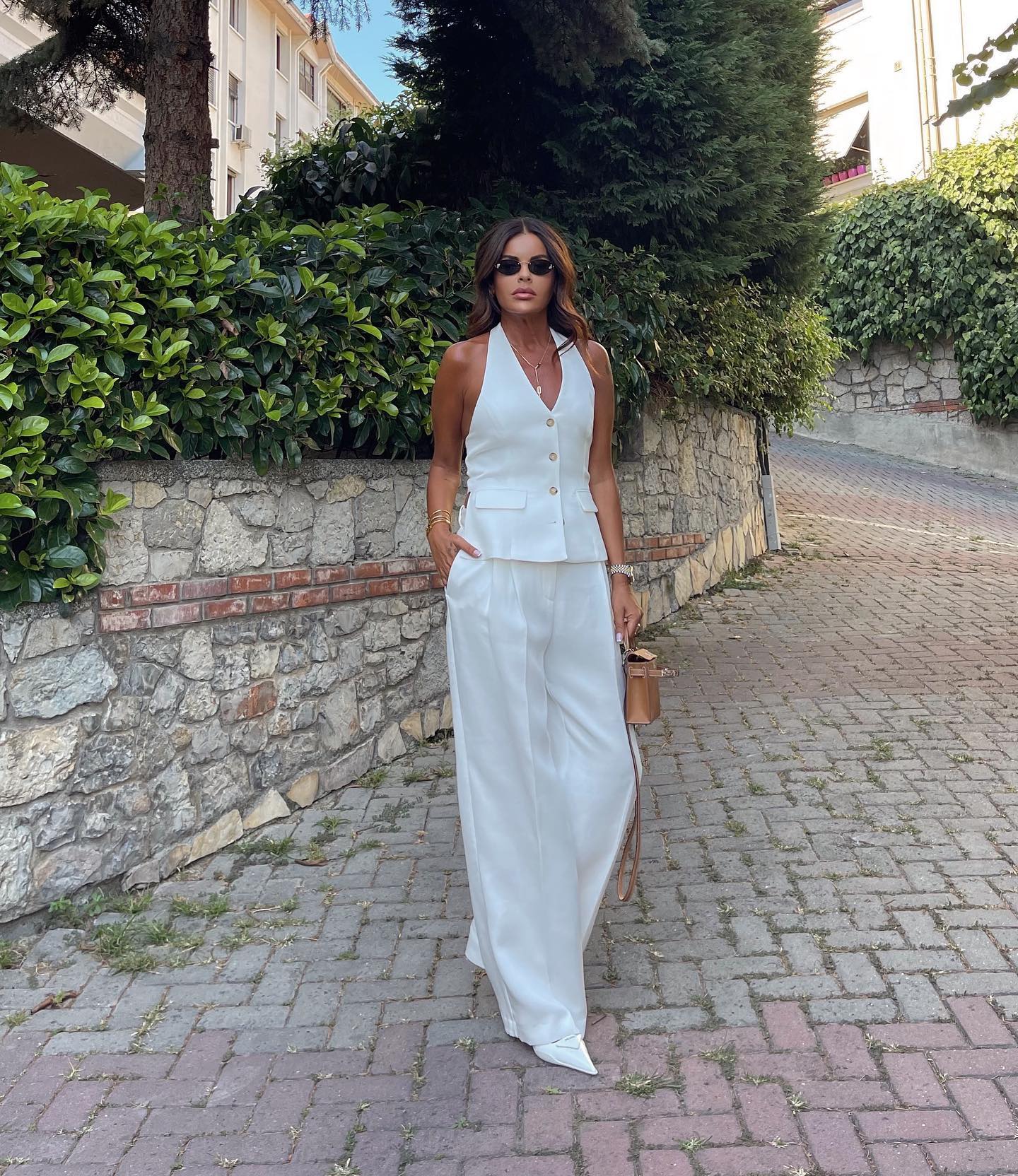 Isabella - Conjunto Elegante de Chaleco y Pantalón con Corte Recto Sofisticado