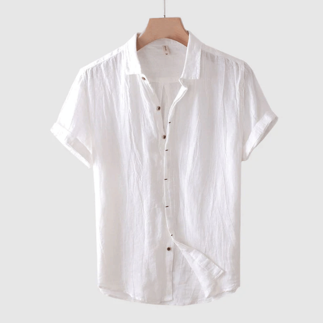 Santiago - Camisa Casual de Lino Transpirable Premium