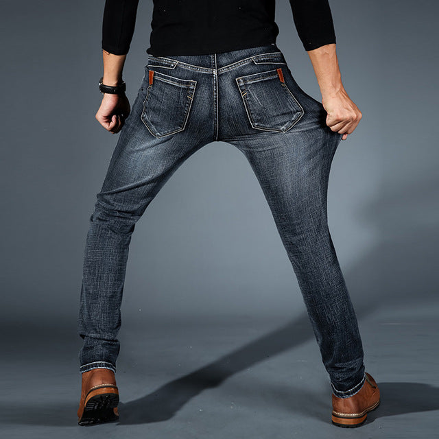 Mauricio - Jeans Slim Modernos de Denim Elástico Premium