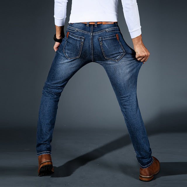 Mauricio - Jeans Slim Modernos de Denim Elástico Premium