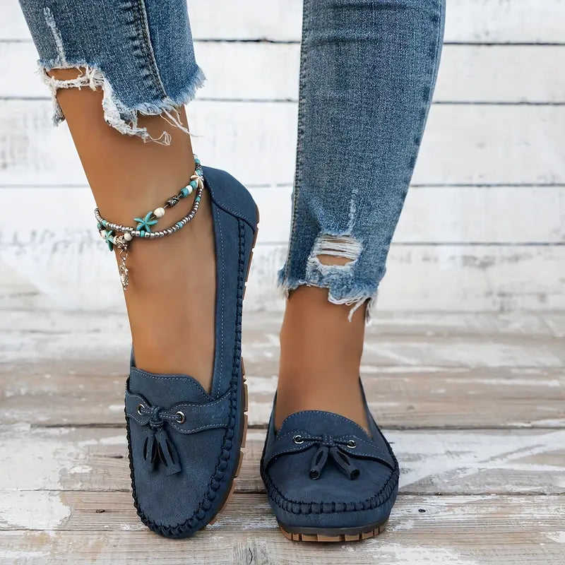 Mariana - Mocasines Borlas Elegantes