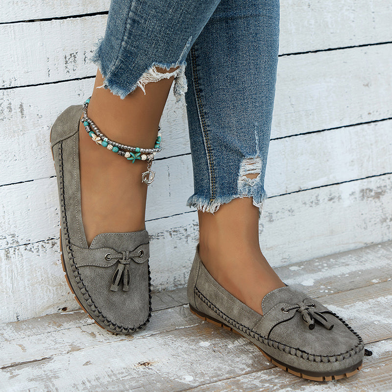 Mariana - Mocasines Borlas Elegantes