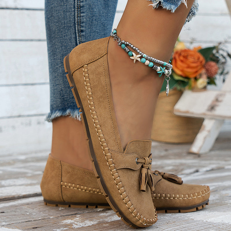 Mariana - Mocasines Borlas Elegantes