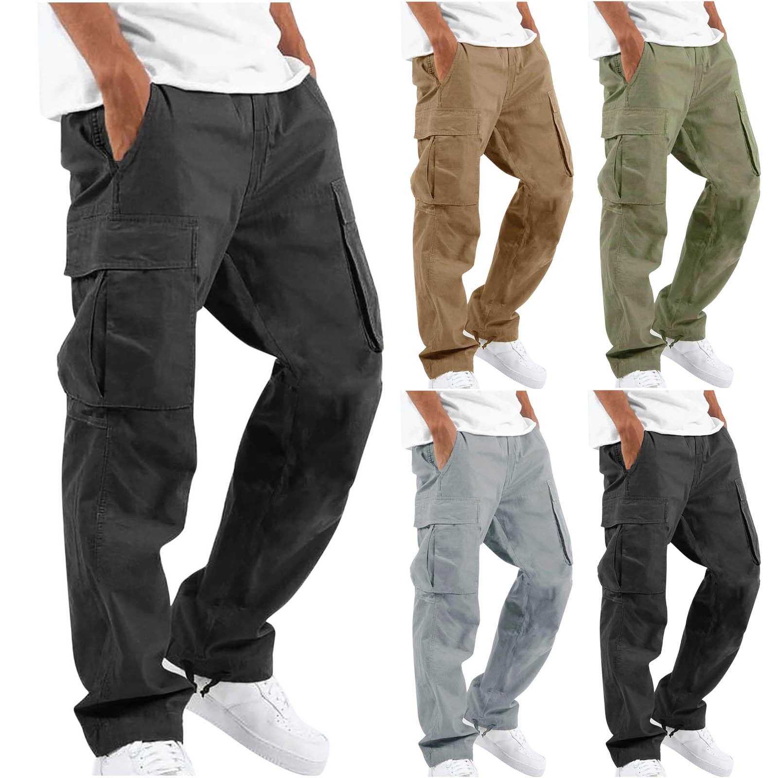 Manuel - Pantalones Cargo Urbanos de Algodón Resistente Premium