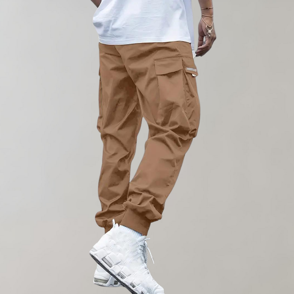 Ángel - Pantalones Cargo Streetwear de Algodón Técnico Premium