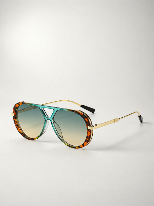 Lentes de sol aviador Panther turquesa