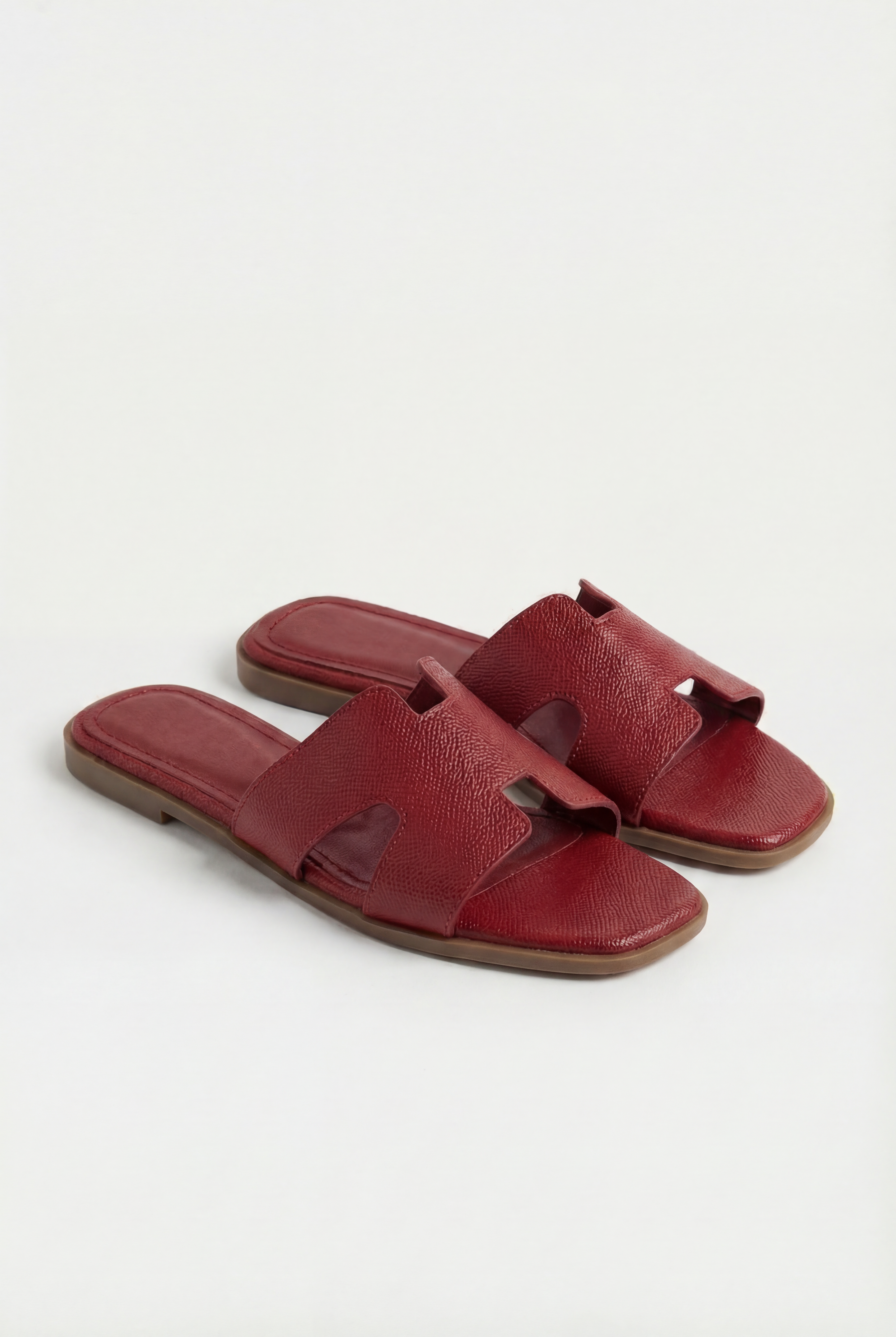 Sandalias planas de ecopiel