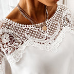 Daniela - Blusa Floral Encaje