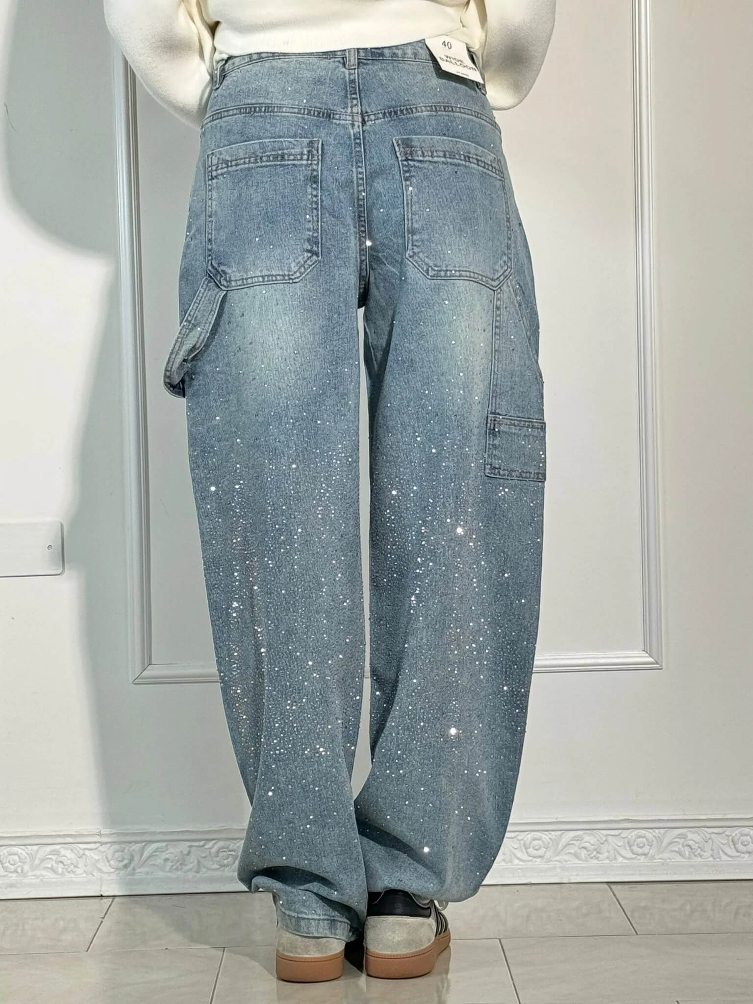 Camila - Jeans Anchos de Denim Vintage Premium