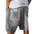 Martín - Shorts Casuales Texturizados de Algodón Ligero Premium