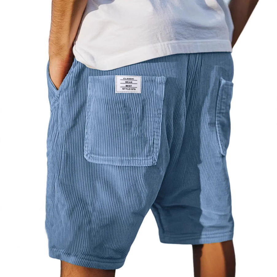 Martín - Shorts Casuales Texturizados de Algodón Ligero Premium