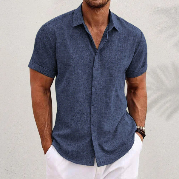 Diego - Camisa Casual de Verano Texturizada Premium