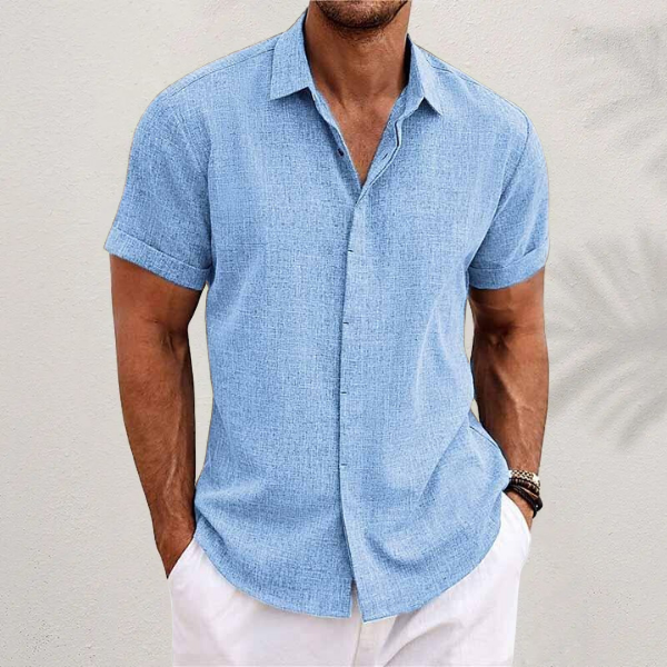 Diego - Camisa Casual de Verano Texturizada Premium