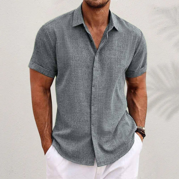 Diego - Camisa Casual de Verano Texturizada Premium