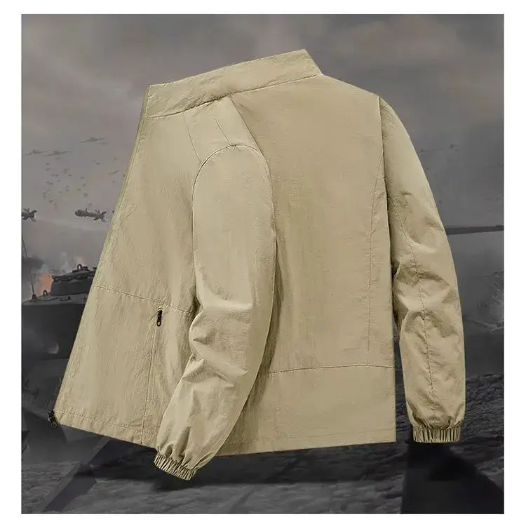 Javier - Chaqueta Casual Ligera de Algodón Premium