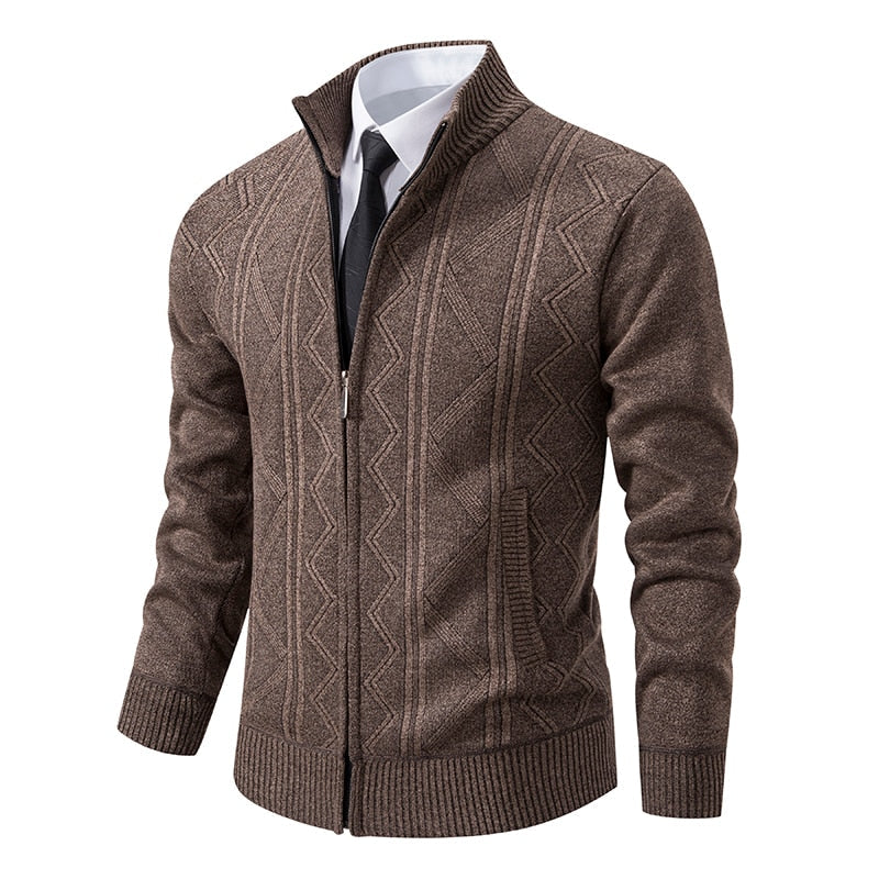 Arturo - Chaqueta Elegante Texturizada de Punto Premium