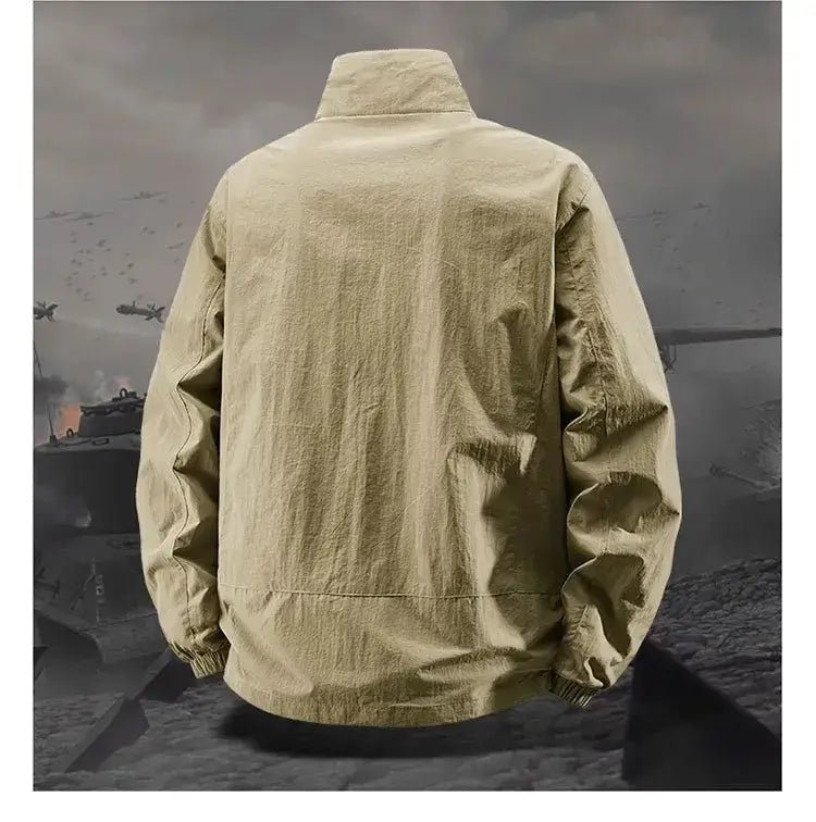 Javier - Chaqueta Casual Ligera de Algodón Premium