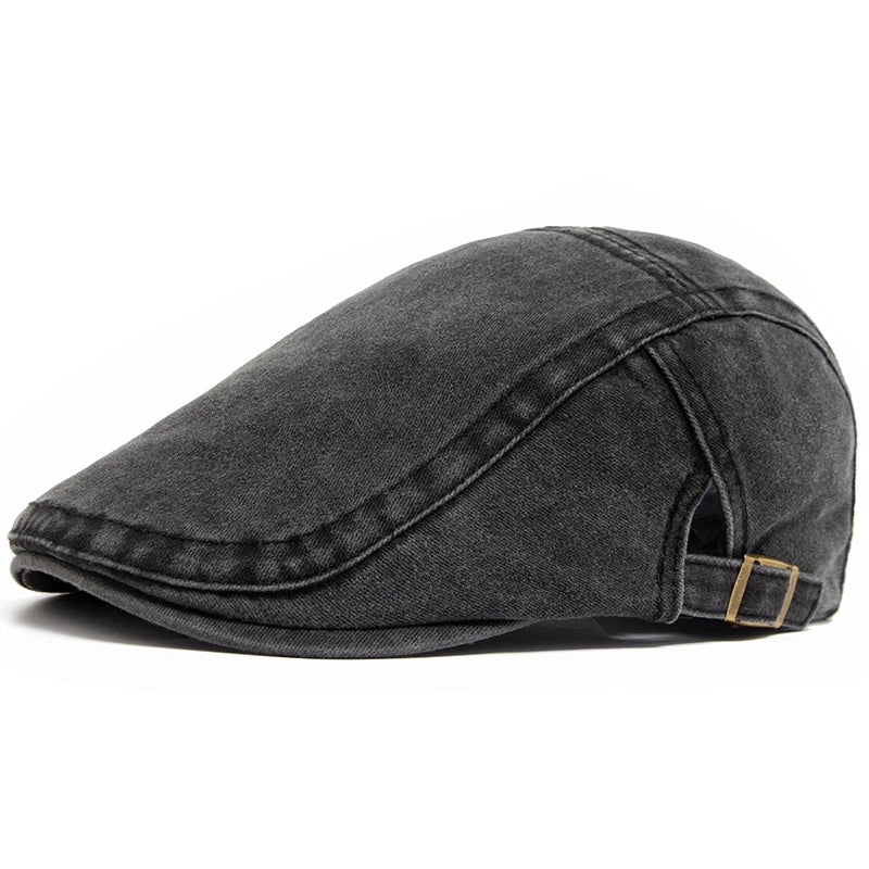 Enzo — Gorra de Denim Lavado