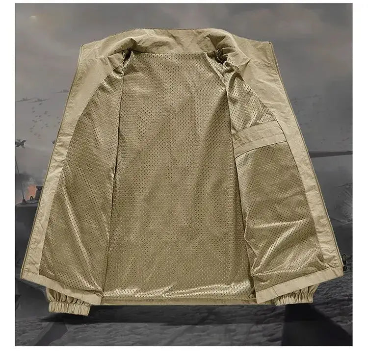 Javier - Chaqueta Casual Ligera de Algodón Premium