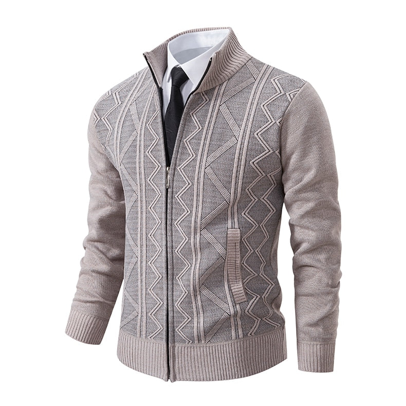 Arturo - Chaqueta Elegante Texturizada de Punto Premium