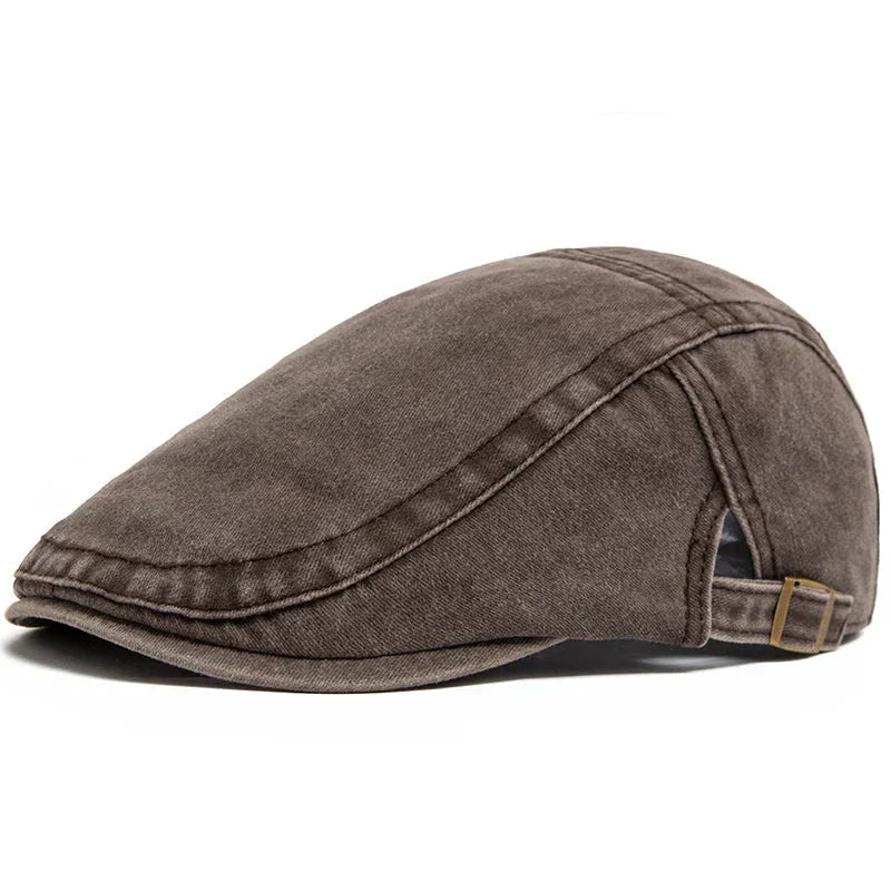 Enzo — Gorra de Denim Lavado