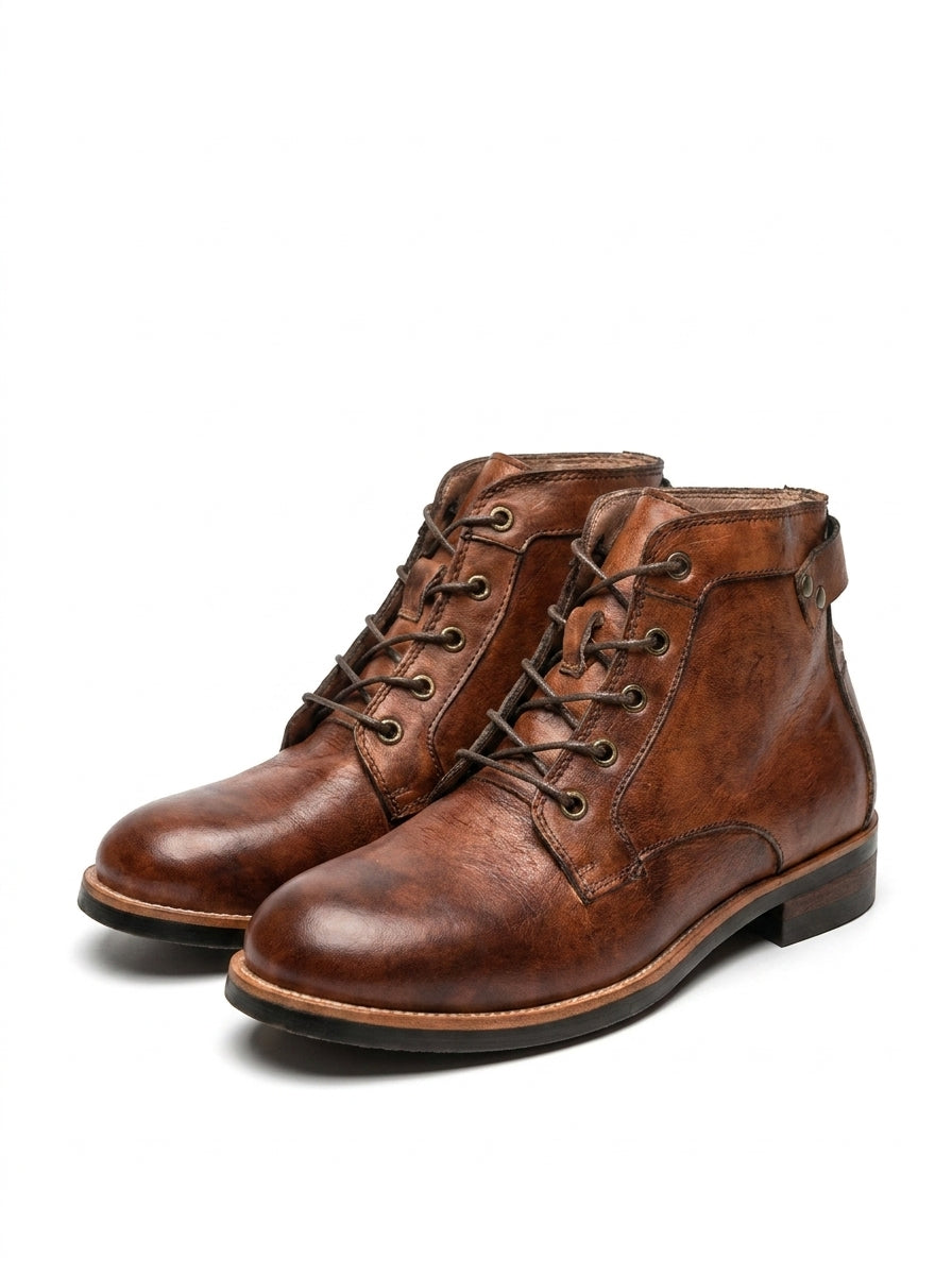 Mateo - Botas Cuero Vintage