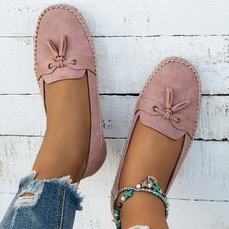 Mariana - Mocasines Borlas Elegantes