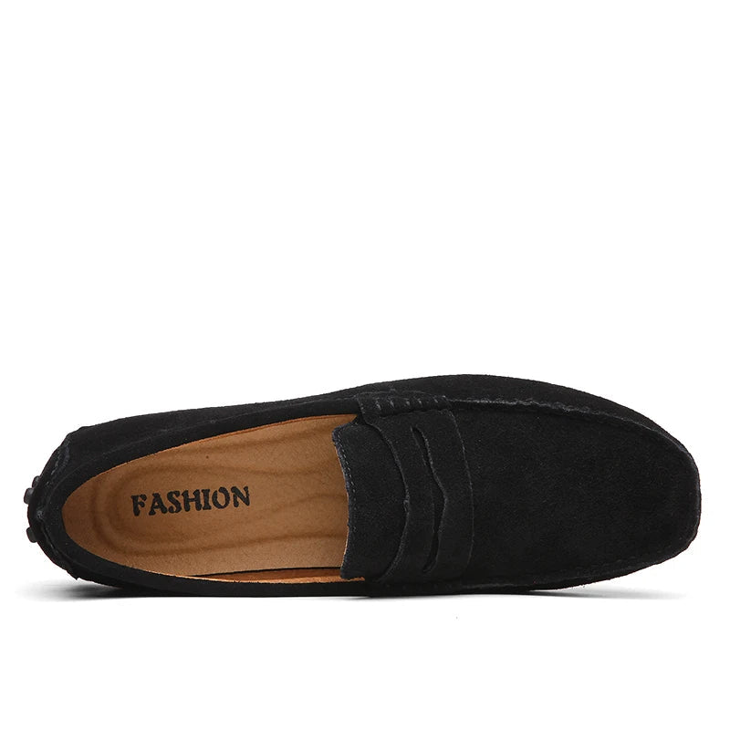 Mocasines casuales de ante