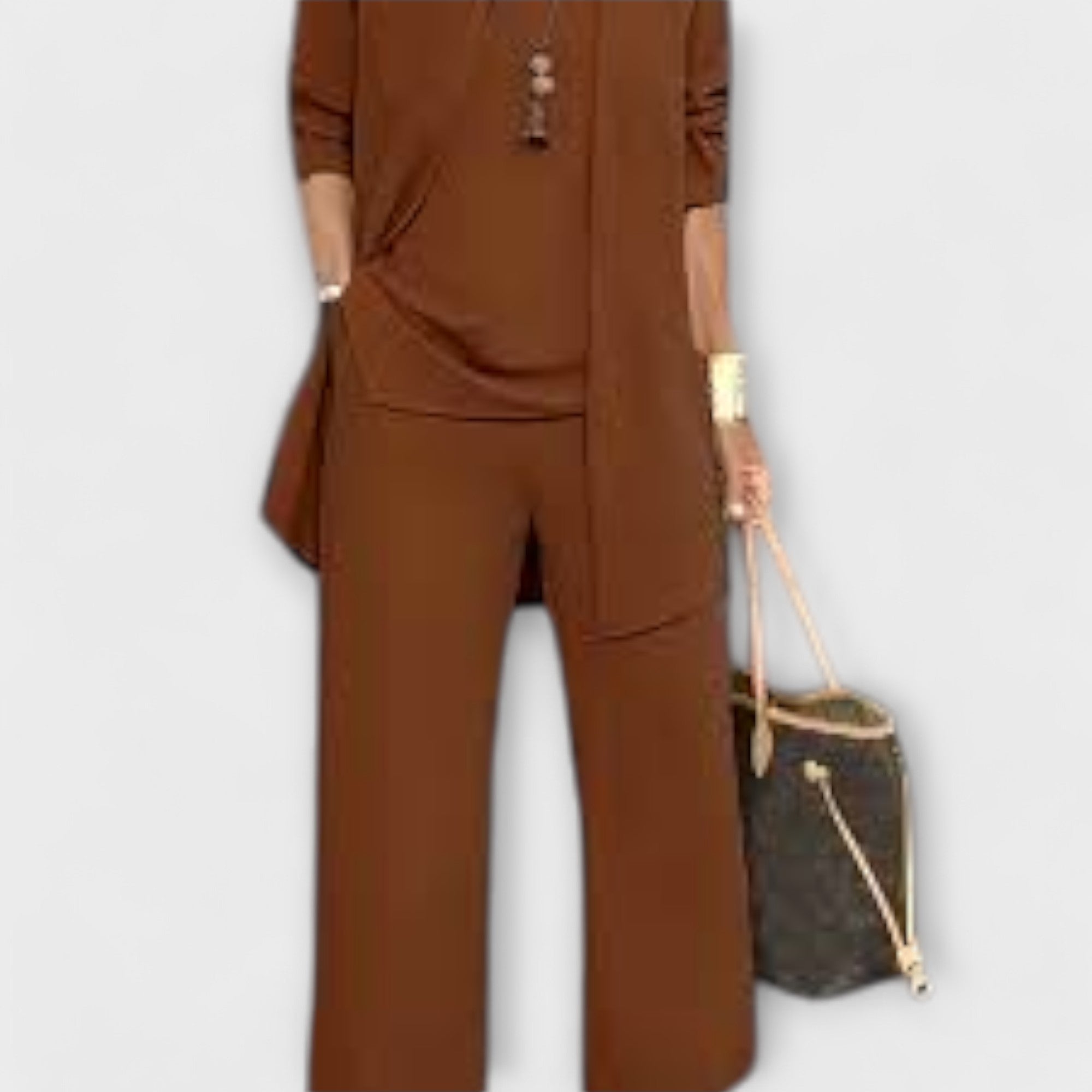 Alejandra - Mono Elegante de Botones Corte Recto Premium