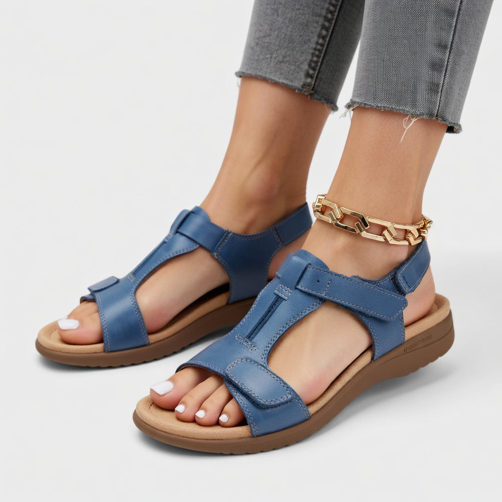 Gabriela - Sandalias Confort con Correas Cruzadas y Suela Flexible Elegante