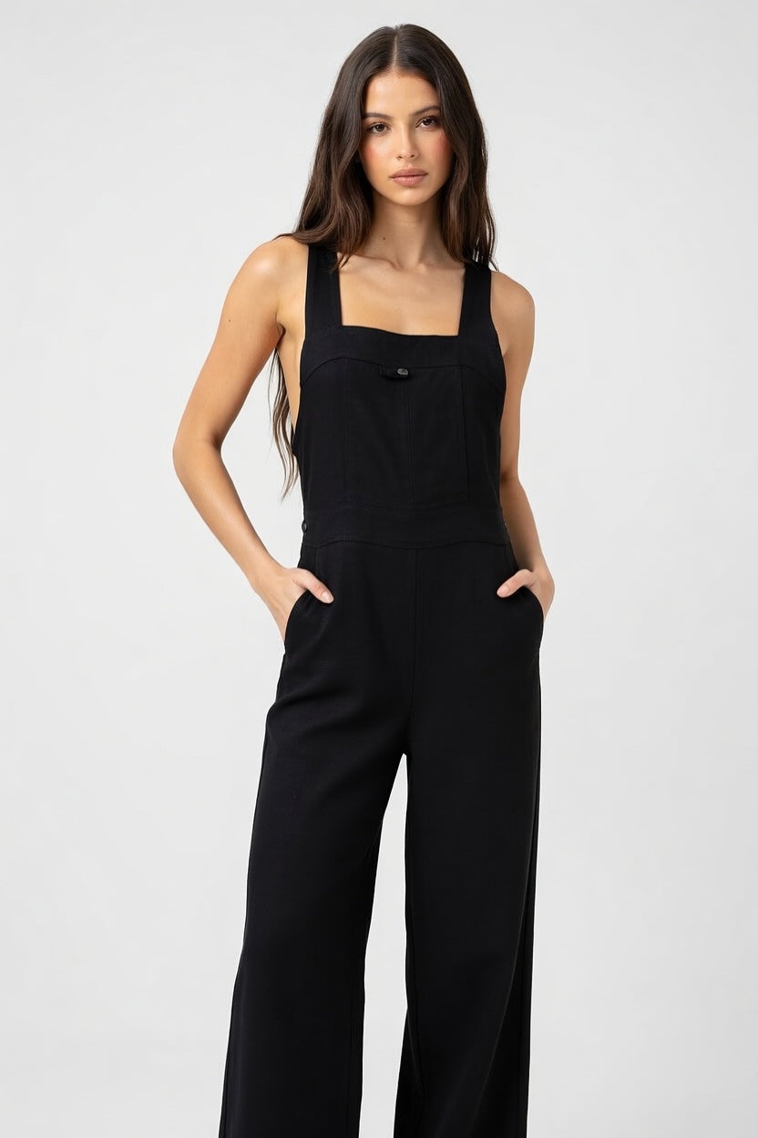 Camila - Mono Largo de Verano con Tirantes Finos y Caída Fluida