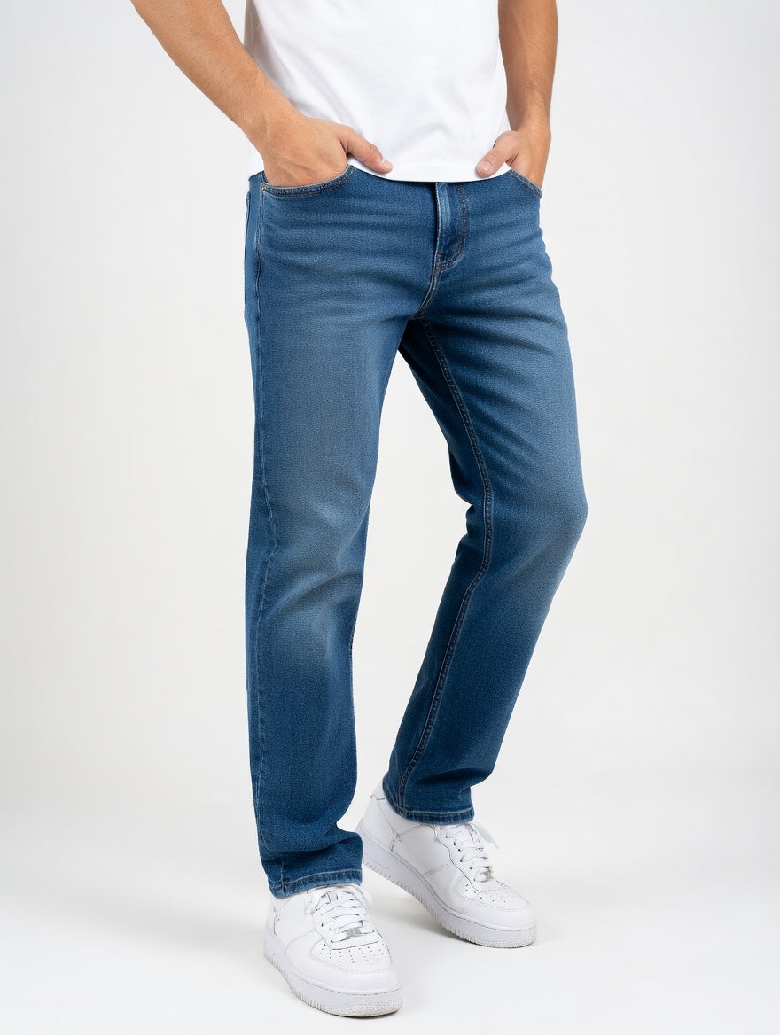 Mauricio - Jeans Slim Modernos de Denim Elástico Premium