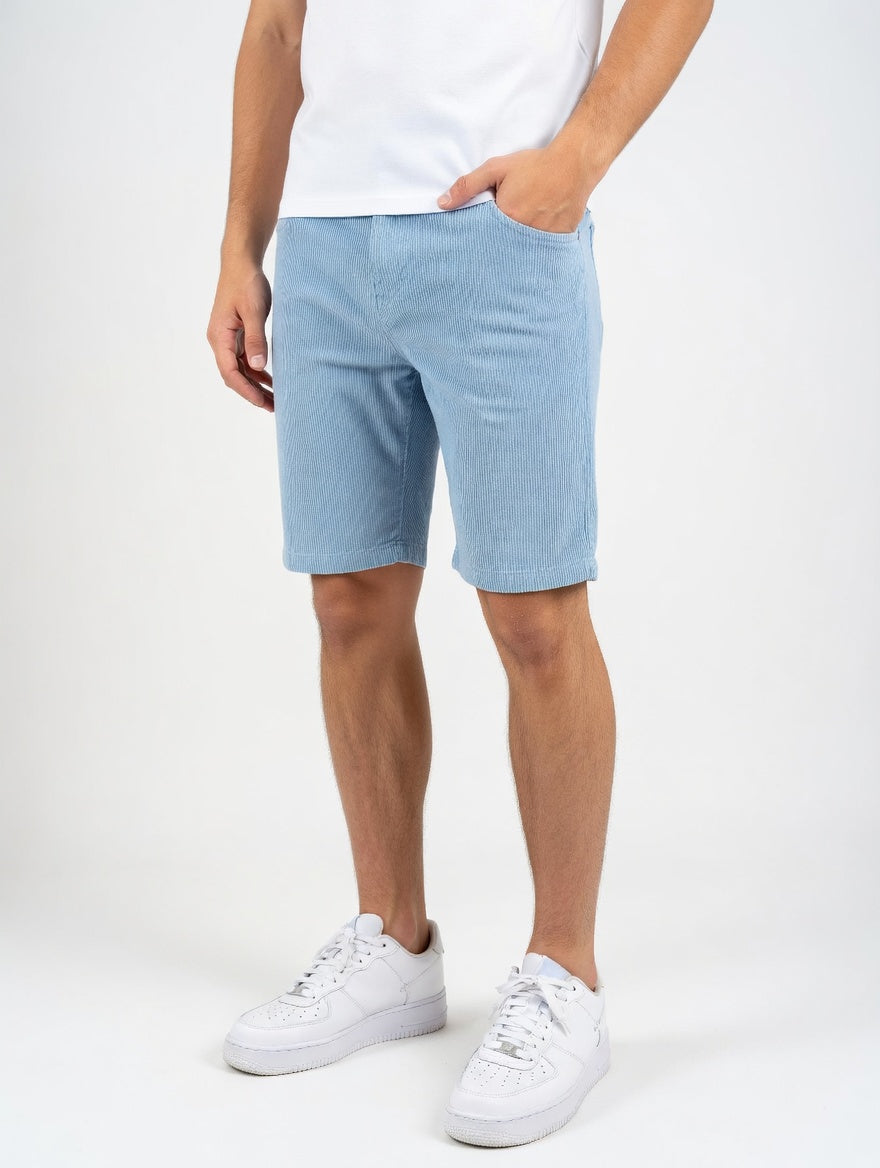 Martín - Shorts Casuales Texturizados de Algodón Ligero Premium