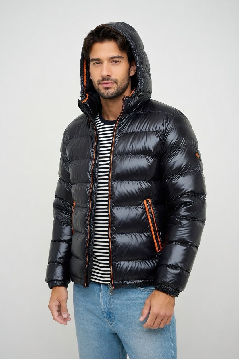 Sebastián - Chaqueta Acolchada Térmica con Capucha Premium