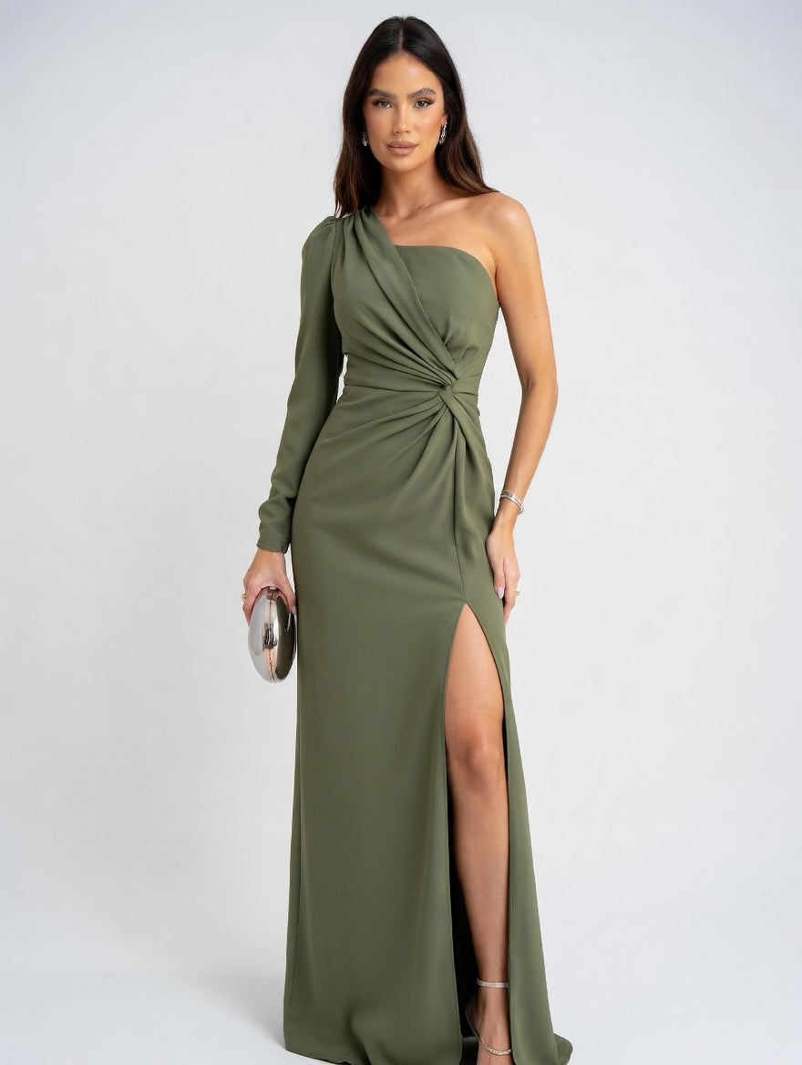 Julieta - Vestido Largo Elegante con Abertura Premium