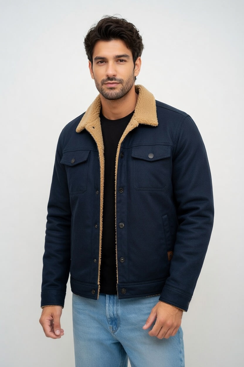 Gerardo - Chaqueta Térmica Forrada de Algodón Premium