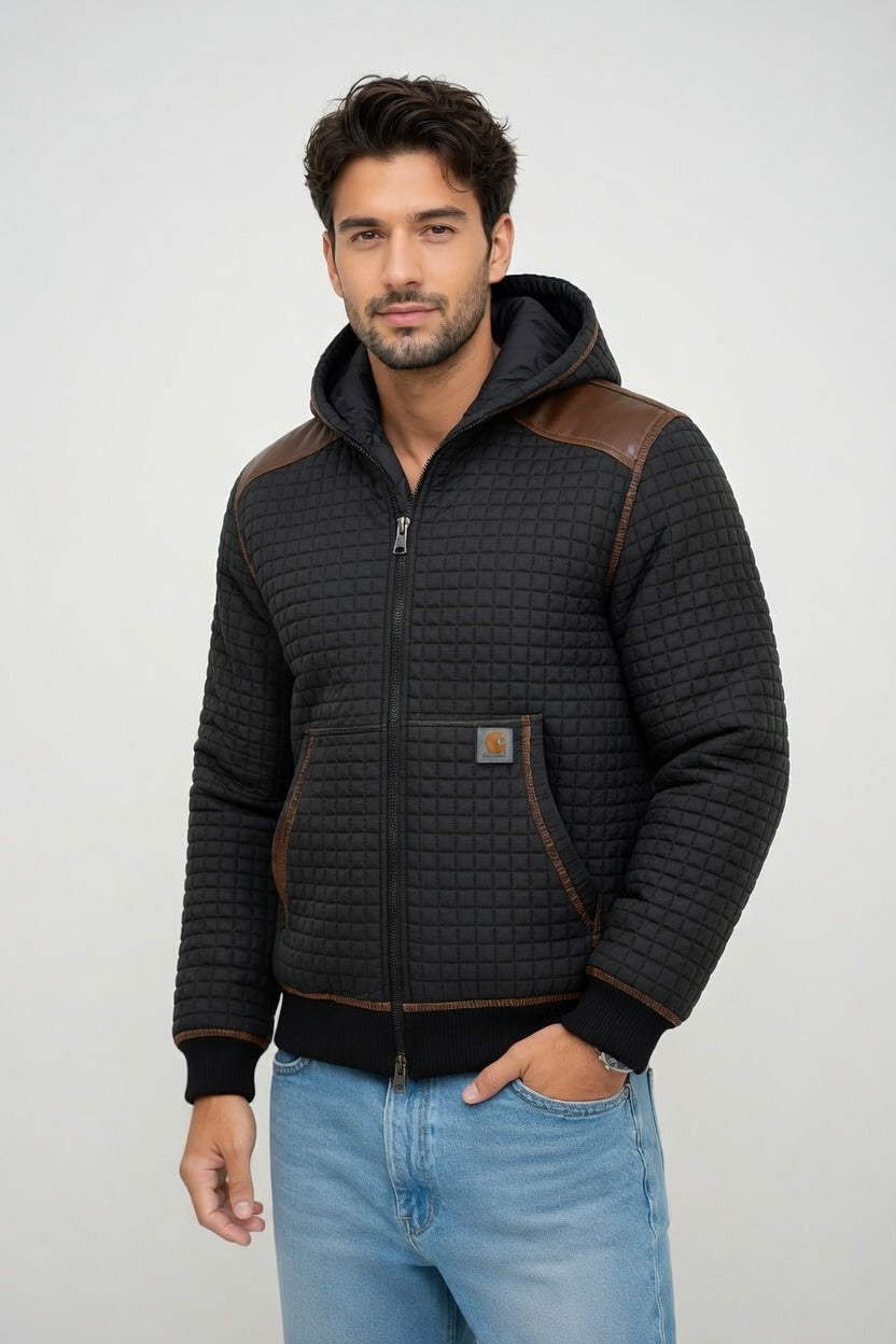 Martín - Chaqueta Acolchada Texturizada de Algodón Técnico Premium