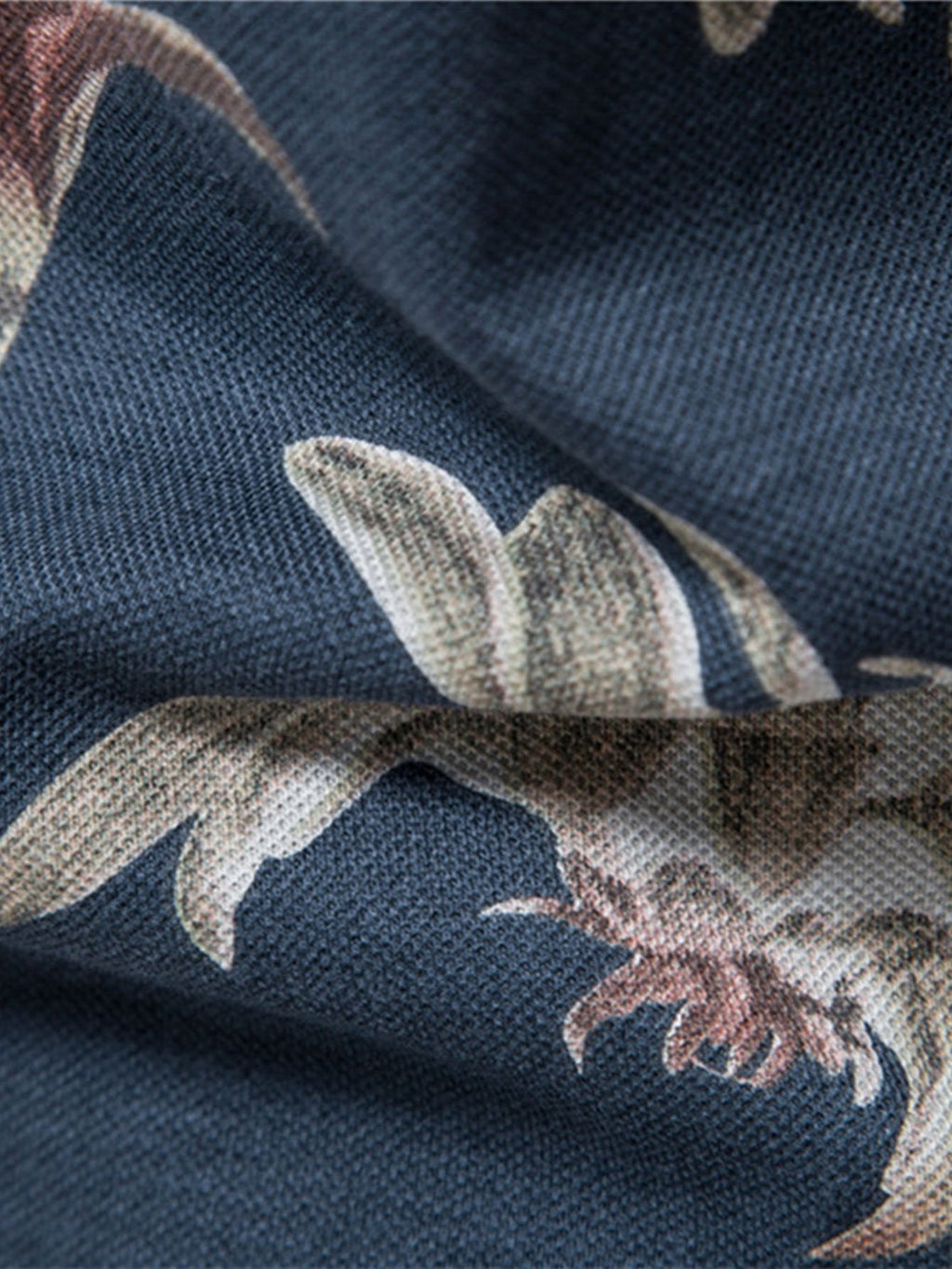 Esteban - Polo Estampado Floral de Algodón Premium