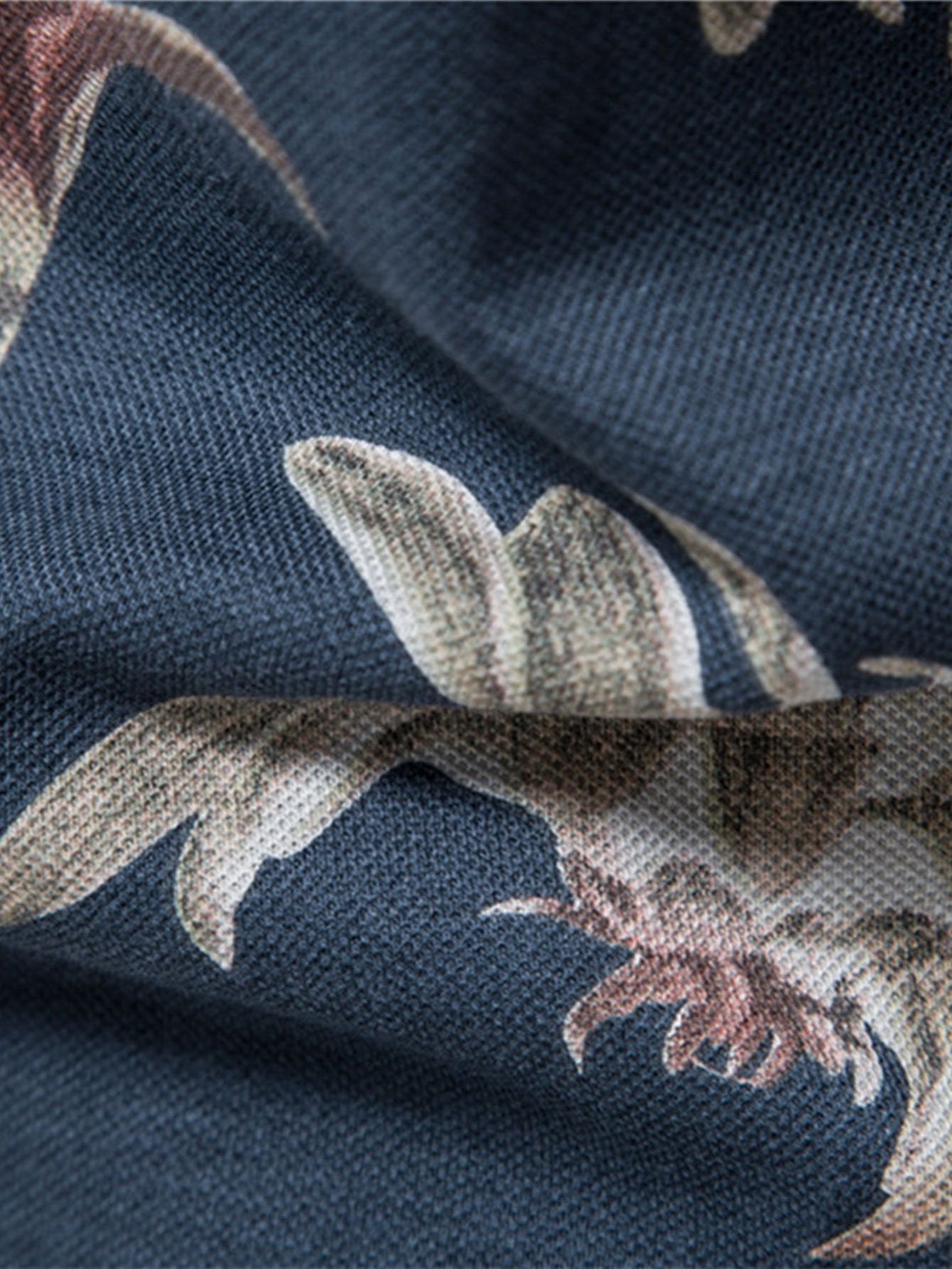 Esteban - Polo Estampado Floral de Algodón Premium