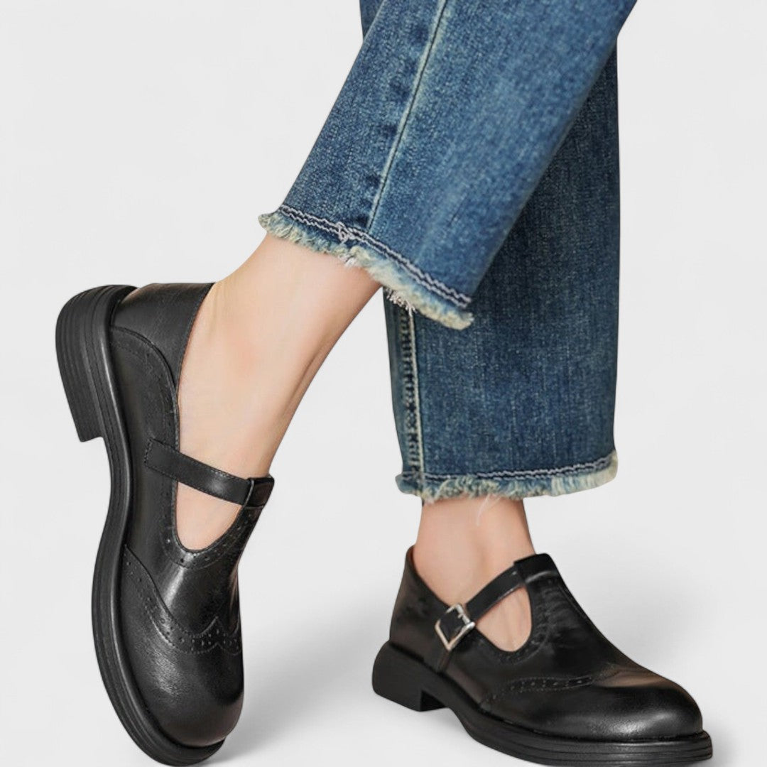 Elisa - Elegancia y Confort de los Tacones de Cuero