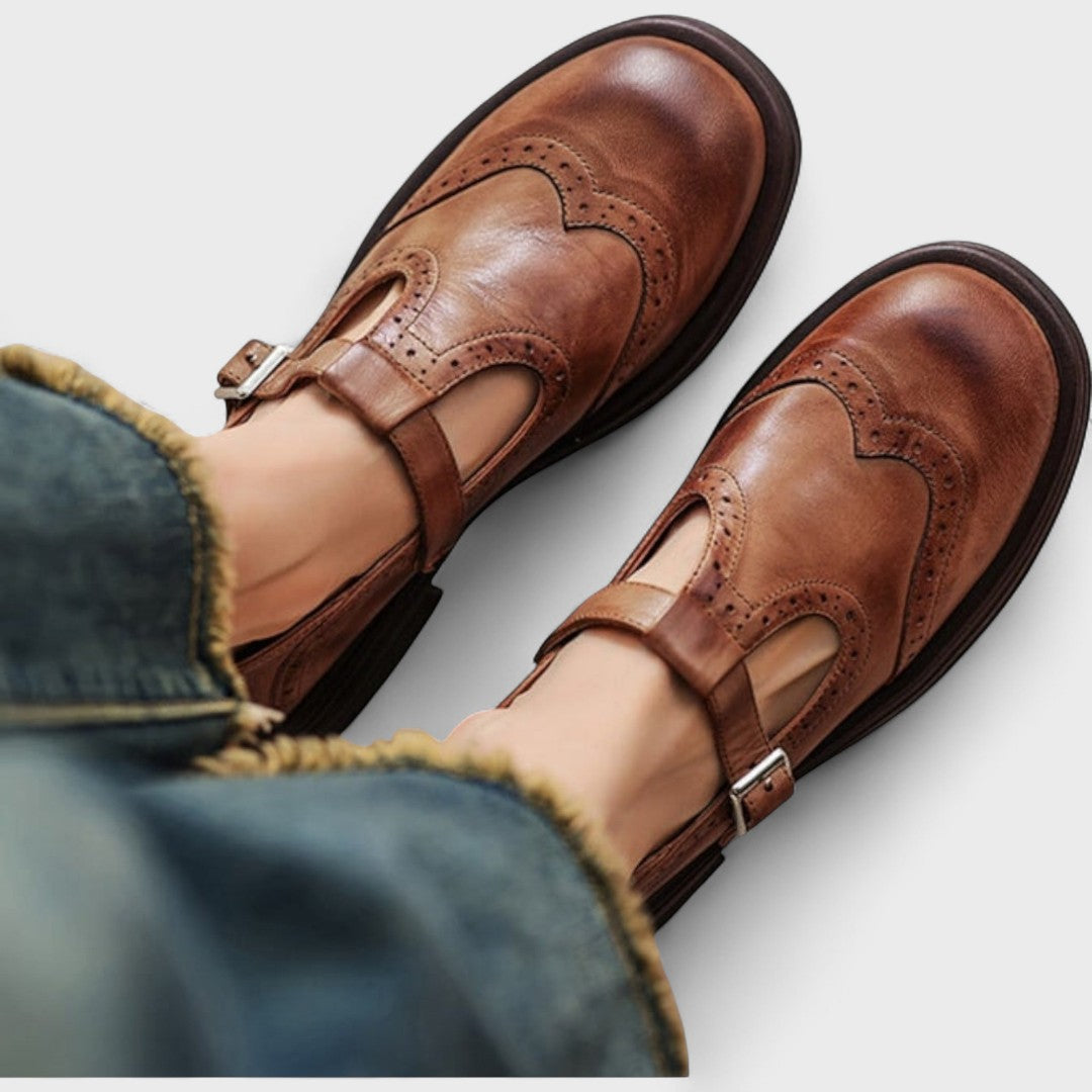 Elisa - Elegancia y Confort de los Tacones de Cuero